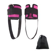 Wholesale Ankle Support Pair Durable Training Exercises Padded Weight Lifting BuD Ring Gym Workout Fitness Cuff Strap Cable Leg Machines