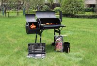 Wholesale 2021 BBQ Grills Outdoor Cooking Eating barbecue home American style smoky grill courtyard charcoal barbecues oven thickening