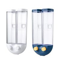 Wholesale Storage Bottles Jars Kitchen Grains Dry Food Dispenser Divided Sealed Tank Grids Wall Mounted Containers