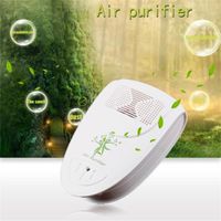 Wholesale Car Air Freshener Mini Indoor Oxygen Bar Ionizer Fresh Purifier Home Wall V With Adapter Autocar Negative Ion US Plug