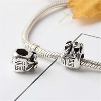 Wholesale God Bless You Alloy Charm Loose Bead For Pan European Style Bracelet Snake Chain Or Necklace Fashion Jewelry