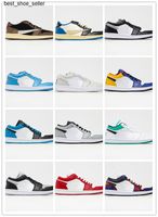 Wholesale Low OG s Basketball Shoes Smoke grey Barb palm tree Running Sneakers Mens and Womens Black Walking Outdoor Shoe