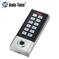 Wholesale Metal Fingerprint IP68 Waterproof RFID Standalone Access Control Card Reader Door Lock Opener Keyboard System