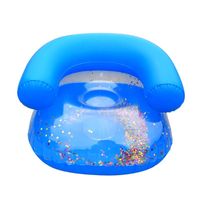 Wholesale Kids Inflatable Sofa Baby Sitting Chair Sequin Bath Learning Seat DO2 Floats Tubes