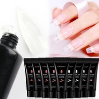Wholesale Nail Gel Clear Acrylic For Extension Prolong Quick Building Finger Poly Semi Permanent Varnish Art Manicure LE1809