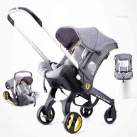 Wholesale Baby Carriage Four in oneborn Car Seat Cradle Multifunctional Lightweight Folding Two way High Landscape Stroller