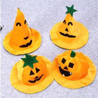 Wholesale Party Masks Halloween Pumpkin Hat Holiday High Quality Yellow Velvet Llama Witch Carnival Top Lagoon Cap Headdress