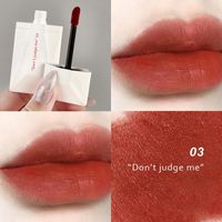 Wholesale Lip Gloss KISS BEAUTY Velvet Matte Glaze Makeup Whitening Long Lasting Rich Color Pigmented Lipstick Cosmetics TSLM1