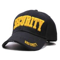 Wholesale 2021 New Arrival security police baseball cap hat