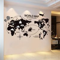 Wholesale Black Wall Decor Sticker Home Art Easy To Apply And Removable Promotion Stickers