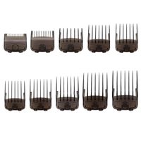 Wholesale 10Pcs Set Hair Clipper Combs Guide Kit Magnetic Hairs Trimmer Limit Comb Attachments Cutting Tool With Display Stand Clippers