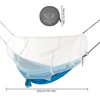 Wholesale Sleeping Bags Hammock Mosquit O Net Gauze Breathing Outdoor Camping Hamster Universal Mesh Cover For Bed Repellen T Tent Insect Reject