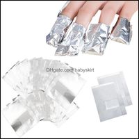 Wholesale Nail Salon Health Beautynail Polish Remover Aluminium Foil Wraps With Acetone Art Soak Off Acrylic Gel Removal Drop Delivery C0