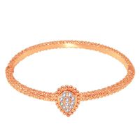 Wholesale 2021 cute couple bracelets charm cuff diamond bangles for women silver rose gold water drop mens designer jewelry luxury gents bracelet hand
