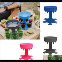 Wholesale 6 S Glass Holder Wine Whisky Beer Rack Accessories Dispenser Party Games Drinking Bar Tools Cca12655 Sea Ebdo6 K75Vb