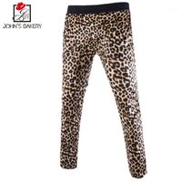 Wholesale Men s Pants Mens Joggers Brand Male Cargo Solid Slim Leopard Tights Trousers Compression Men Jogger DS1