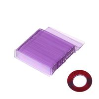 Wholesale Nail Art Kits Tip Display Holder Transparent Stand Acrylic Tips Strips With Double Sid