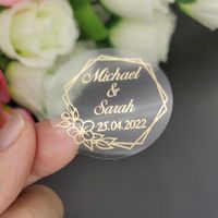Wholesale Other Event Party Supplies Pieces Personalized Custom Hennaday Baptism Wedding Engagement Anniversary Favors Stickers Labels Rose Gold