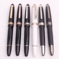 Wholesale Promotion High quality Msk Classic Black Resin Roller ball pen Stationery Business office school supplies Writing smooth Rollerball pens with Serial Number