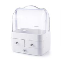 Wholesale Storage Boxes Bins Portable Drawer Type Desktop Box Cosmetic Makeup Container Waterproof Dustproof Large Space Home With Handle