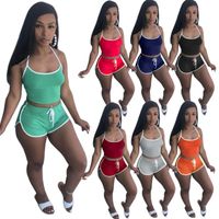 Wholesale Women s Tracksuits Shorts Sets Two Piece Set Women Pieces Outfits Tops Nice Clothes Summer Sexy Suits
