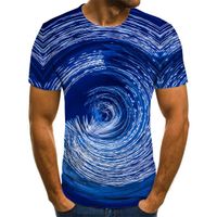 Wholesale Men s T Shirts Classic T shirt Summer Casual D Vision Short Sleeve Fashion Round Neck Top Street Wear Pullover