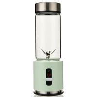 Wholesale Camp Kitchen Usb Rechargeable Smoothie Blender Ml Glass Juicer Easy Small Portable Green