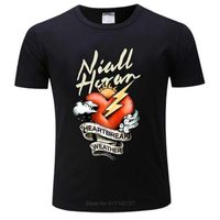 Wholesale Men s T Shirts Unisex Horan Niall Heartbreak Weather T Shirt Black Summer Fashion T shirt Men Cotton Tops Euro Size Boys Gifts