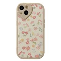 Wholesale Small Floral Leather Cell Phone Cases For Iphone X XS pro pro max Precise Hole Camera Lens Silicone Phone Case