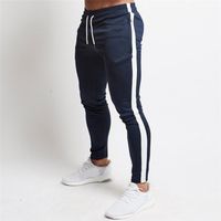 Wholesale Men s Pants Leisure Tight Printed Trousers Fashion Comfortable Sports Sweatpants Black Men Streetwear Track Jogger