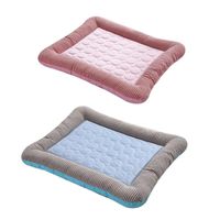 Wholesale Kennels Pens Summer Cooling Mat For Dogs Cats Pet Self Soft Rectangle Washable Bed Cushion Small Medium Large Breed