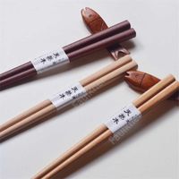 Wholesale Reusable Handmade Chopsticks Japanese Natural Wood Beech Chopsticks Sushi Food Tools Child Learn Using Chopsticks cm DAF155