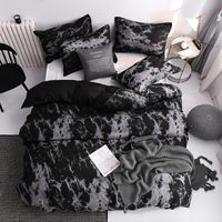 Wholesale 41 Bedding Set Super King Duvet Cover Sets Marble Single Queen Size Black Stone Comforter Bed Linens Cotton x200 V2