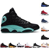 Wholesale 2021 High quality s Playground casual shoes Lakers Black Cat Reverse He Got Game Bred Chicago designer sneakers Black Island Green Starfish Flint trainer