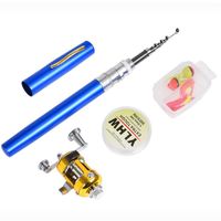 Wholesale Pen Type Fishing Rod Drum Set Of Portable Pocket Ice Sea Gear M Line Boat Rods