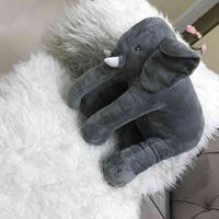 Wholesale 56TUKATO CM Infant Soft Kids Doll Baby Sleep Playmate Cushion Calm Appease Stuffed Toy Plush Gray Elephant Pillow