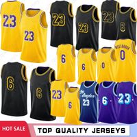 Wholesale 23 James Men Basketball Jerseys Russell Westbrook Los Anthony Davis Kyle Caruso Green Retro Jersey Stitched S XXL th
