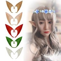 Wholesale Party Decoration Latex Pointed False Ear Fairy Cosplay Masquerade Costume Accessories Angel Elven Elf Ears Photo Props Adult Kids Halloween Decor JY0982