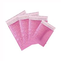 Wholesale 30Pcs Sizes New Bubble Envelopes Bag Rose Red Laser Bubble Mailer Self Seal Adhesive Shipping Mailing Bags Business Supplies