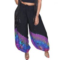 Wholesale Women s Tracksuits Woman Oversized African Streetwear Wide Leg Pants Casual Printed Harem Loose Dance Personality