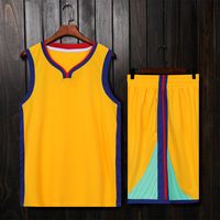 Wholesale Men Kids Basketball Jerseys Sets Uniforms Boys Sport Kit Clothing Shirts Shorts Suits Customized Training College Suits Wear
