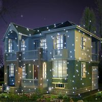 Wholesale Effects Christmas Snowflake Laser Light Snowfall Projector Moving Snow Outdoor Garden Lamp For Year Party Decor Remote
