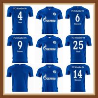 Wholesale 21 FC Schalke soccer jerseys home away Uth Ozan Harit Raman Serdar Kutucu Matondo football shirts