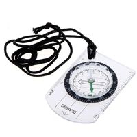 Wholesale Mini Military Compass Map Scale Ruler Outdoor Camping Hiking Cycling Compass Geological Baseplate Compass with Scout Lanyard