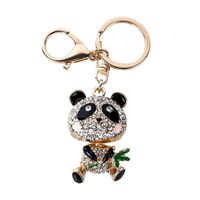 Wholesale Keychains Design Cute Animal Alloy Panda Key Chain Bag Accessories Keychain Valentine s Day Gift For Lover