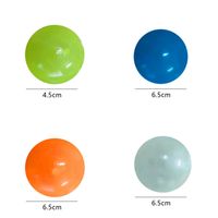 Wholesale New mm Anti Stress Squishy Glowing Globbles Fidget Ceiling Ball Pit Glow Sticky Balls Sensory Toys S3HC