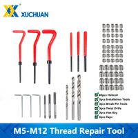 Wholesale Hand Tools Metric Thread Repair Kit M5 M6 M8 M10 M12 Tool Spanner Wrench Inserts Drill Tap Set For Restoring Damaged