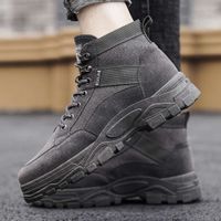 Wholesale shoes Martin autumn and winter fashion versatile trend high household tooling boots sports men s R70C