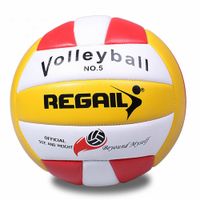 Wholesale Standard Training Volleyball Competition Volleyball Soft Volleyballs Beach Practice Volleyball Machine Ball with Pump Sport Gift