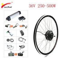 Wholesale Electric Bicycle Ebike Conversion Kit V W W Bicicleta Eletrica quot quot C Hub Motor Wheel With Battery Eectric